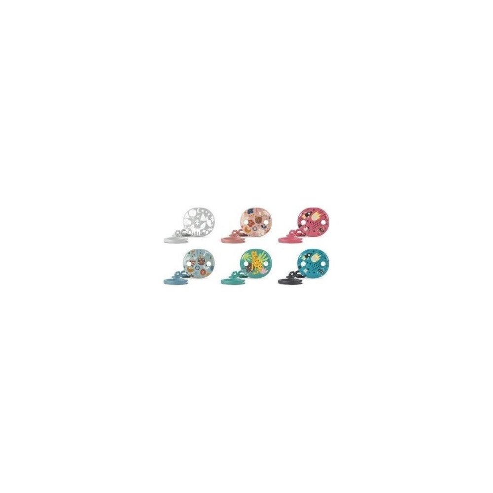 Prints Broche Pinza Cadenita Ovalado 1 U
