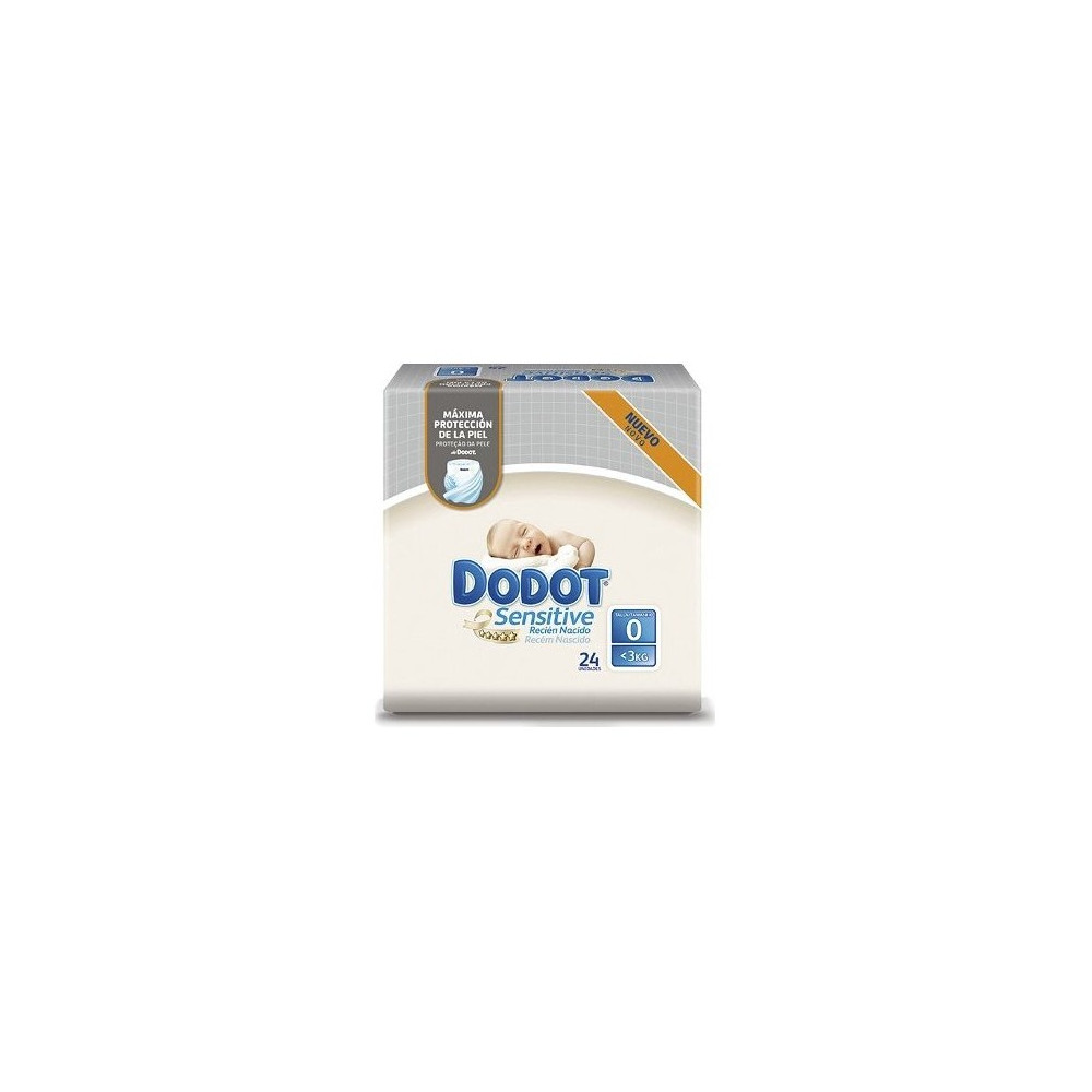 Dodot Sensitive R Nac 0 Hasta 2,5Kg 24Ud