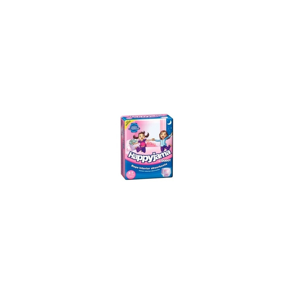 Dodot Happyjama Pañal Infantil Niña T-7 17Uds