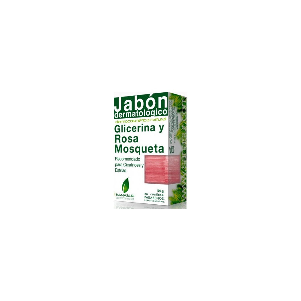 Sanasur Jabón Glicerina Rosa Mosqueta100Sanasur