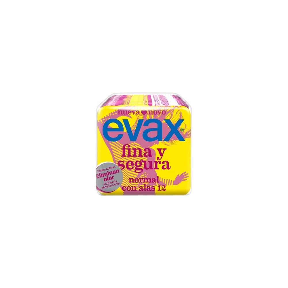 Evax Compresas Higienicas Femeninas Fina Y Segura Normal Con Ala