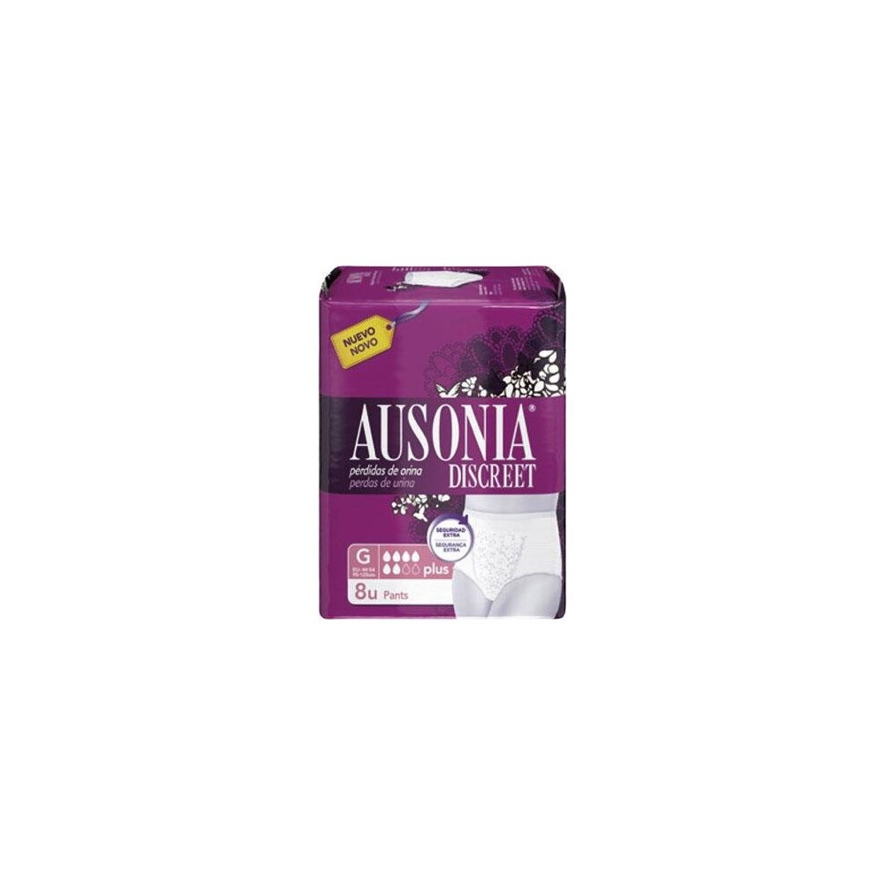 Ausonia Discreet Pants Plus Talla M 9Ud.