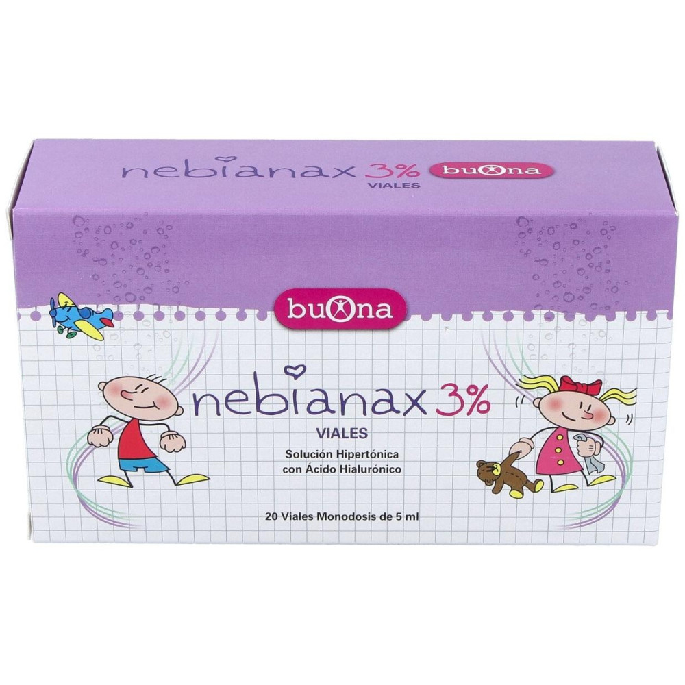 Nebianax 3% Limpieza Nasal 20 Viales