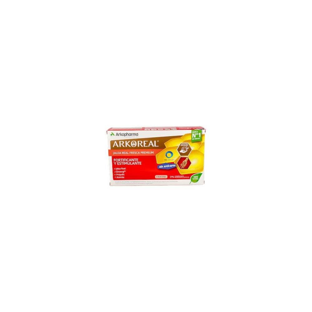 Arkopharma Arkoreal Jalea Real+Ginseng, 20 Ampollas