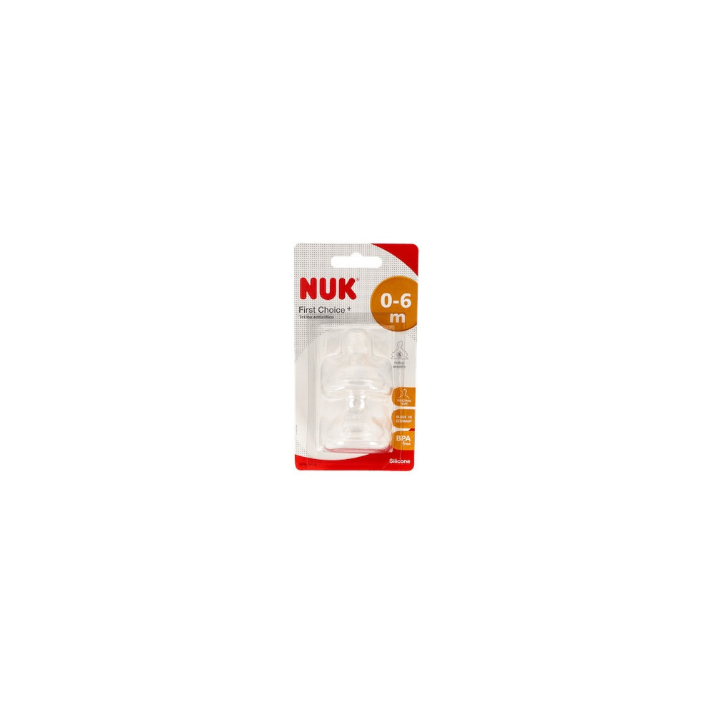 Nuk Fc Tetina De Silicona T-1 Orificio S 2Uds