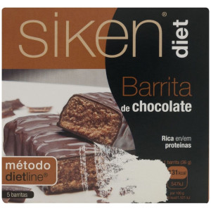 Siken Diet Barrita De Chocolate, 5 Uds