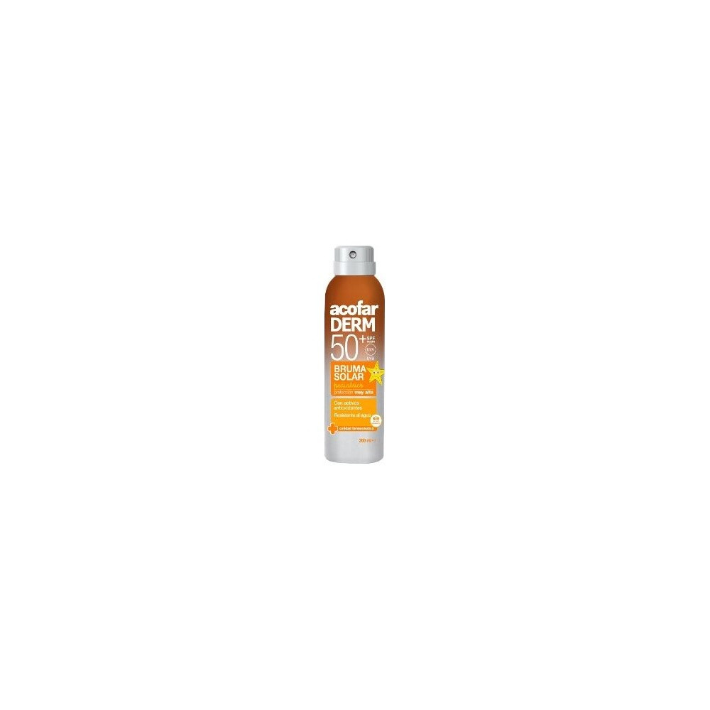 Acofarderm Spf50+ Bruma Solar Pediatrica 200Ml