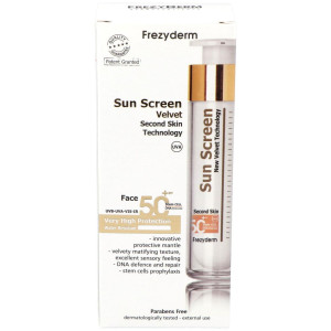 Sun Screen Velvet Face Spf 50+ 50 Ml Frezyderm