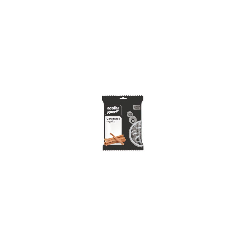 Acofarsweet Caramelos Azucar Regaliz Bolsa 60 G