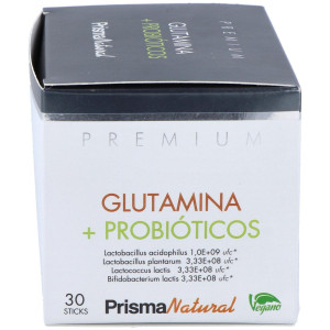 Prisma Natural Glutamina + Probióticos 30 Sticks