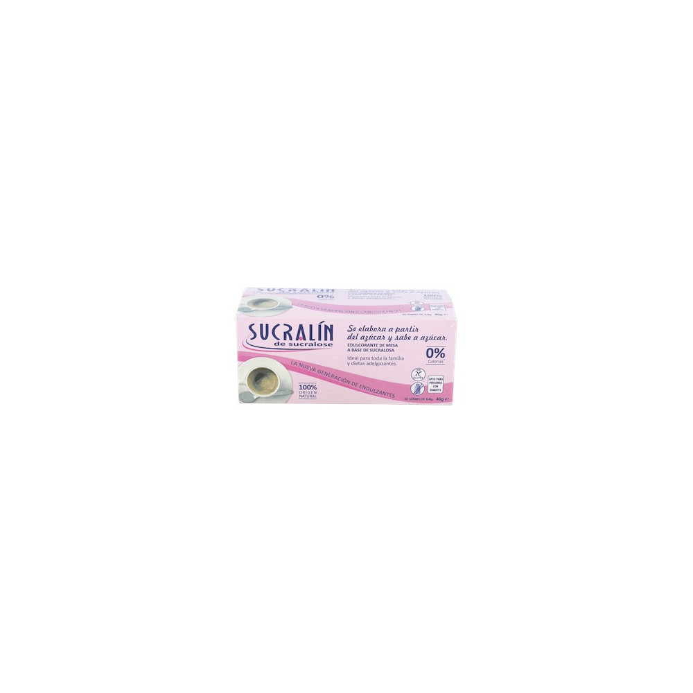 Sucralin De Sucralosa Endulzante 50 Sobres