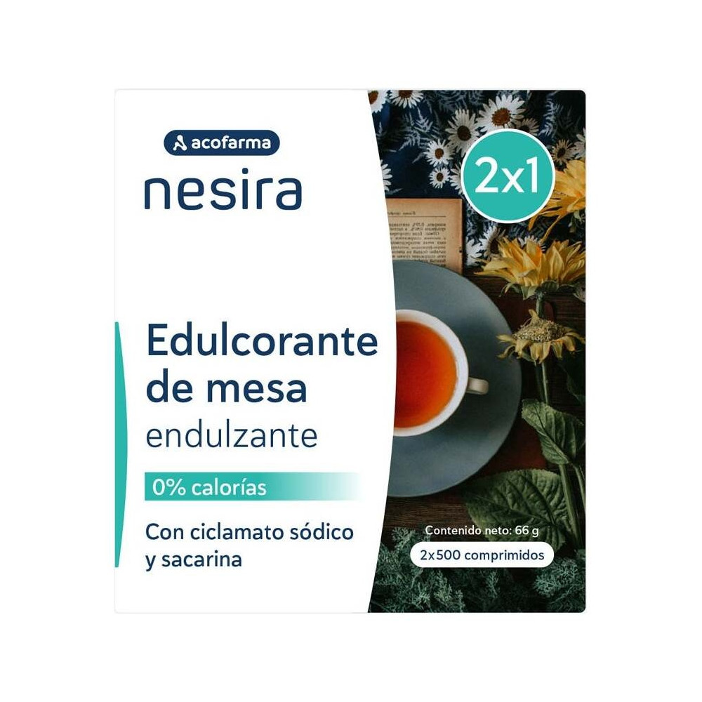 Acof. Nesira Edulcorante 2 X 500 Comp.