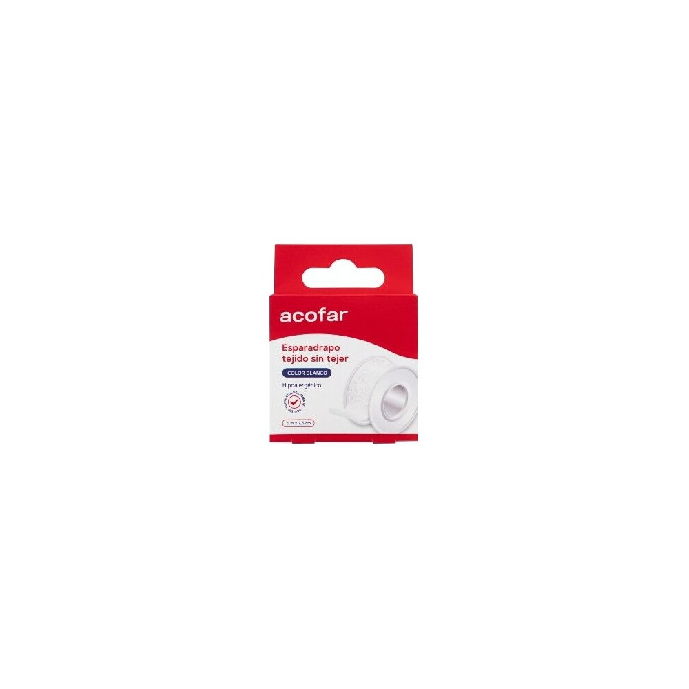 Acofar Esparadrapo Tejido Blanco 5X2,5Cm