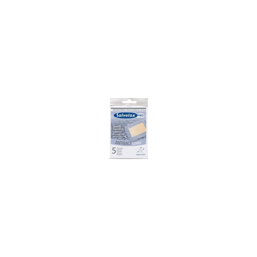 Salvelox Med Antibacteriano Cover Apósito Adhesivo 5Uds