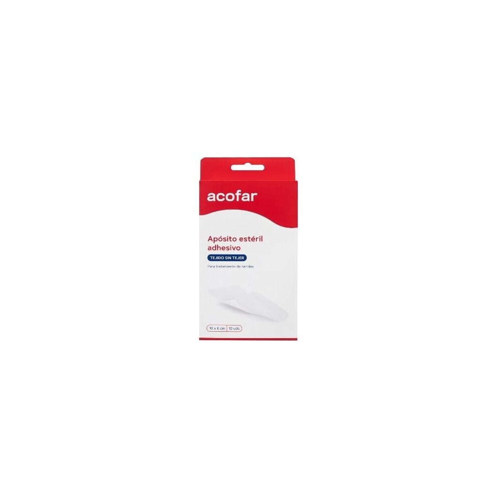 Acofar Apósito Estéril Adhesivo 10X6Cm 10Uds
