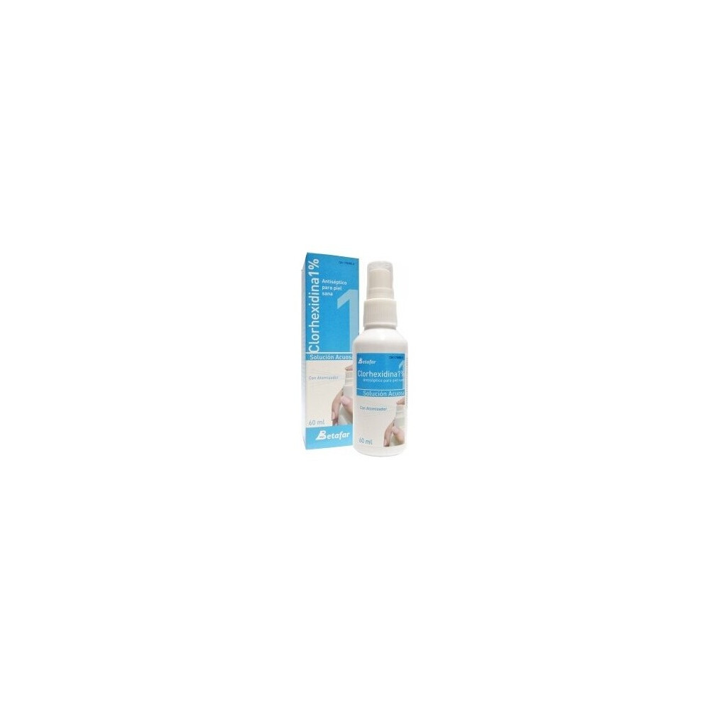 Clorhexidina Betafar 1% Solucion Acuosa Antiseptica Piel Sana Atomizador 125 Ml