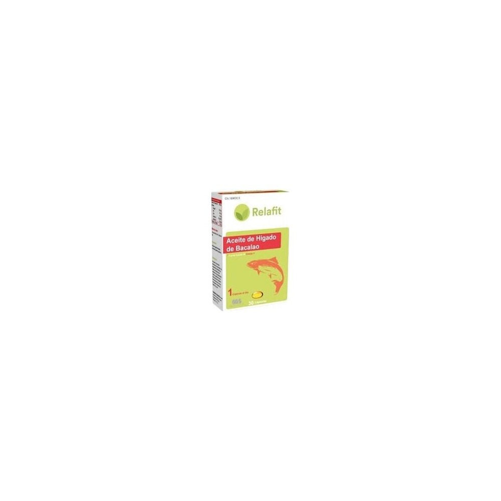 Relafit Aceite De Hígado De Bacalao 30 Perlas