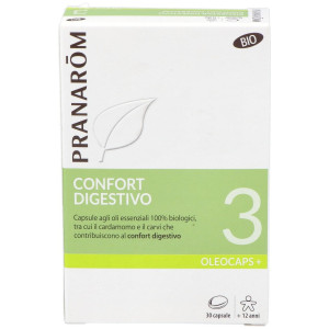 Pranarôm Oleocaps+ 3 Bienestar Digestivo Bio 30Caps