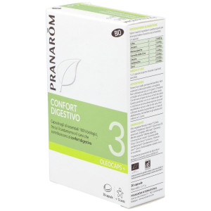 Pranarôm Oleocaps+ 3 Bienestar Digestivo Bio 30Caps
