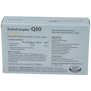Activecomplex Q10 Gold 90 Caps Pharmanor