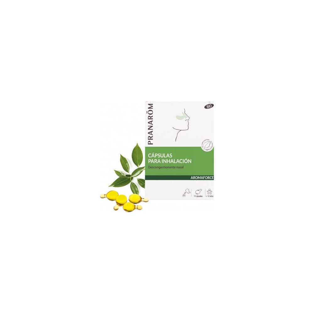 Pranarôm Aromaforce Cápsulas Para Inhalación Bio 15Caps