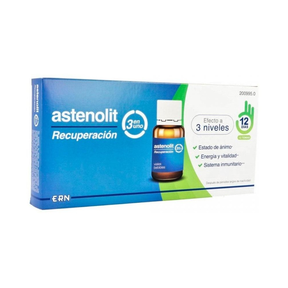 Astenolit Recuperación 3 En 1 12 Viales