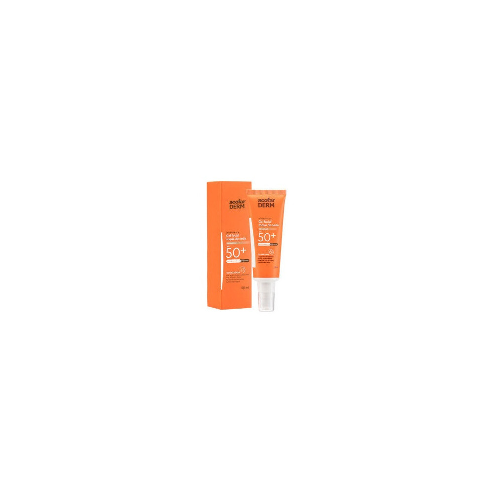 Acofarderm Gel Facial Toque De Seda Color Spf 50+ 50Ml