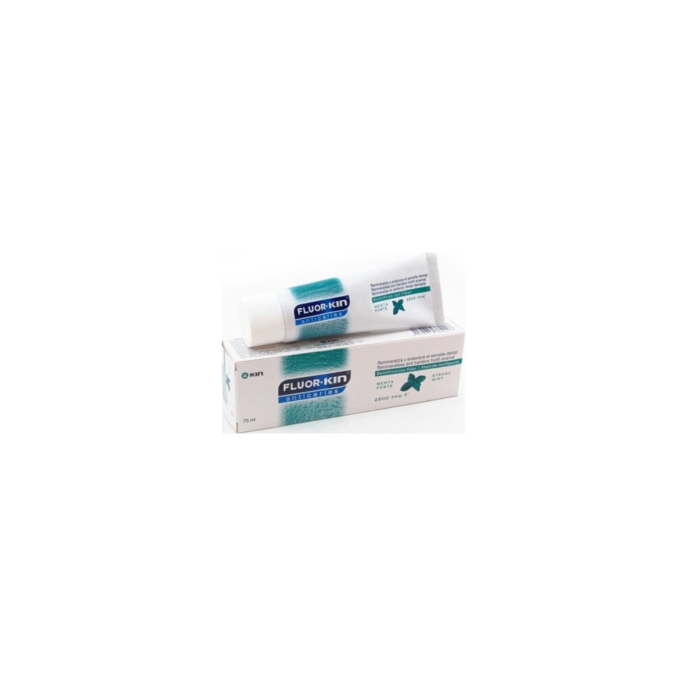 Fluor-Kin Anticaries Pasta Dentífrica Menta Forte 75Ml