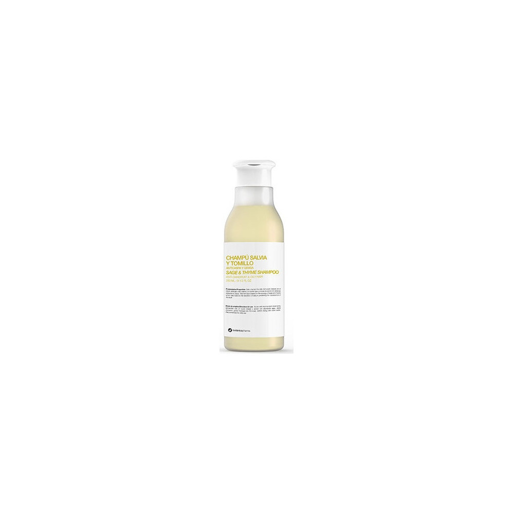 Botánicapharma Champú Salvia Y Tomillo Anticaspa Y Grasa 250Ml