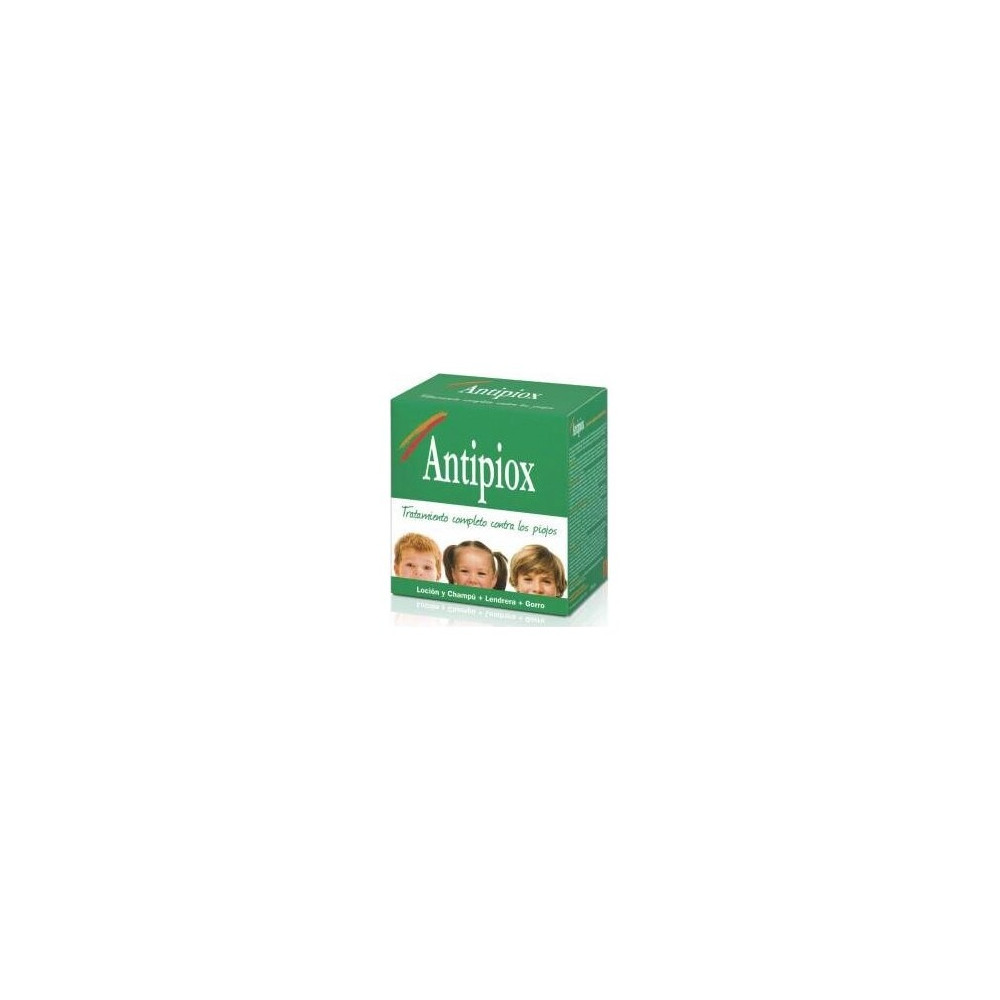 Antipiox Pack Champu Y Locion Pediculicida Con Liendreda Y Gorro