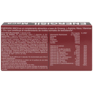 Energisil Maca Efecto Vigor 30Caps