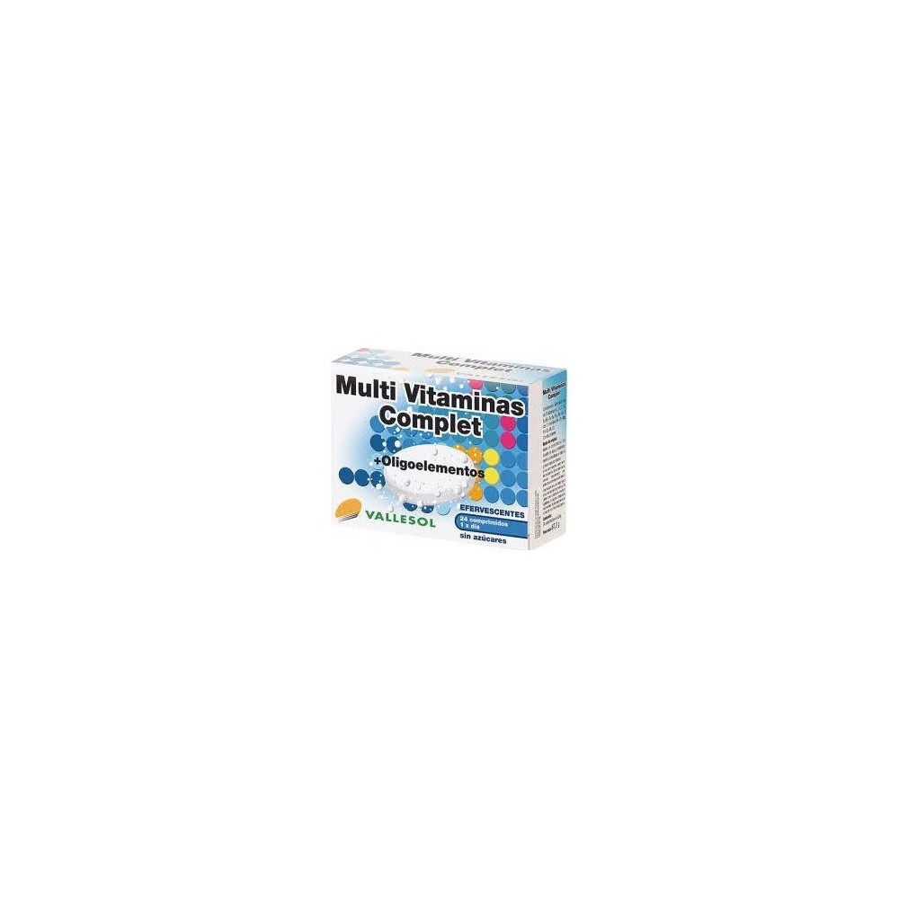 Vallesol Multivit Complet + Oligoelementos 24 Comp Efevervescent