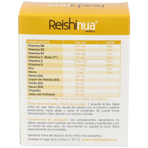 Reishinua Bebible 15 Viales Nua