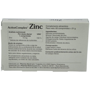 Active Complex Zinc 60 Comprimidos