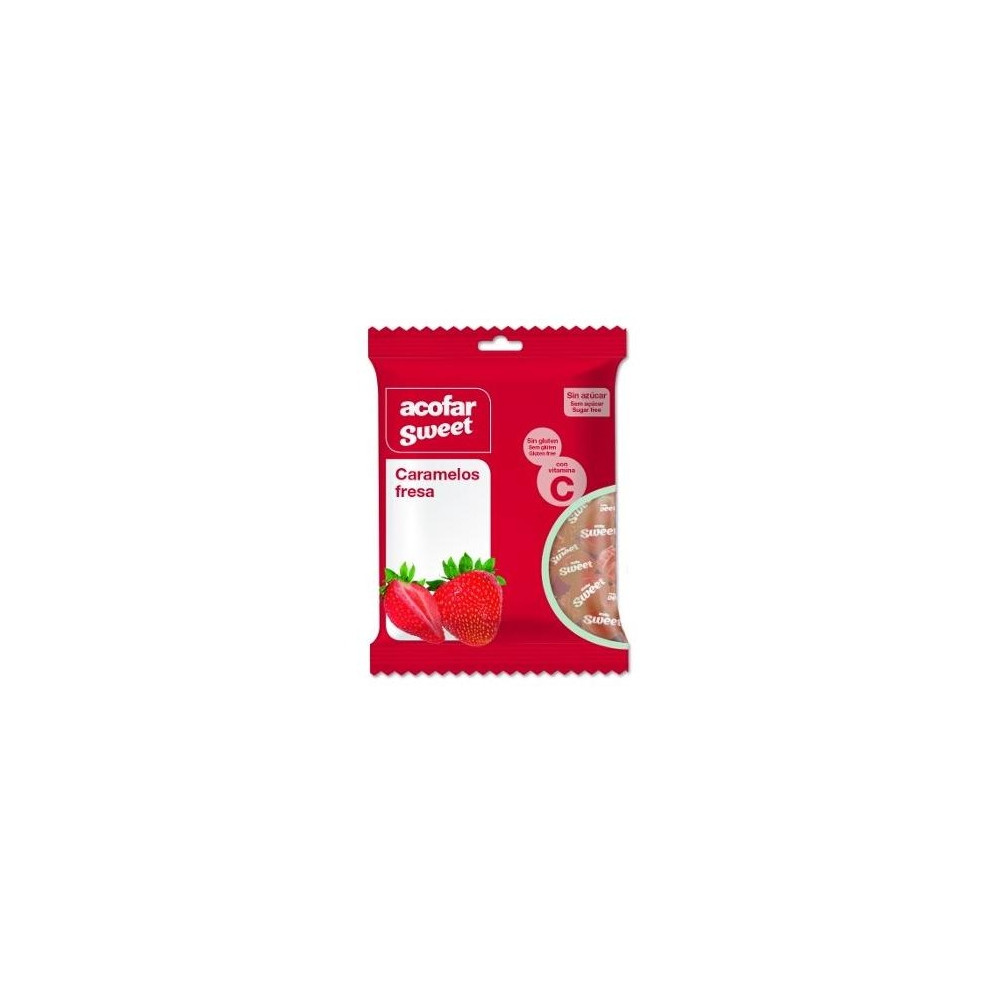 Acofarsweet Caramelos Azucar Fresa Bolsa 60 G