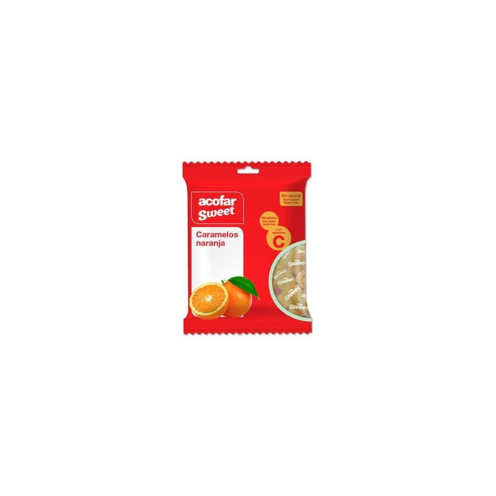 Acofarsweet Caramelos Azucar Naranja Bolsa 60 G