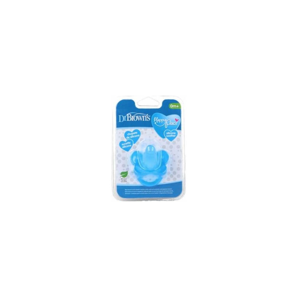 Dr Brown´S Chupete Silicona Azul 0-6Mese