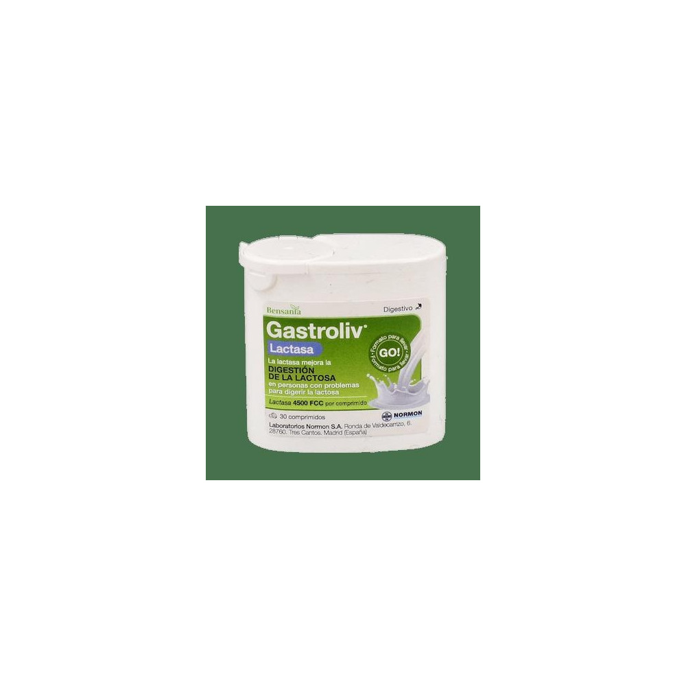 Normon Bensania Gastroliv Lactasa 30 Comprimidos