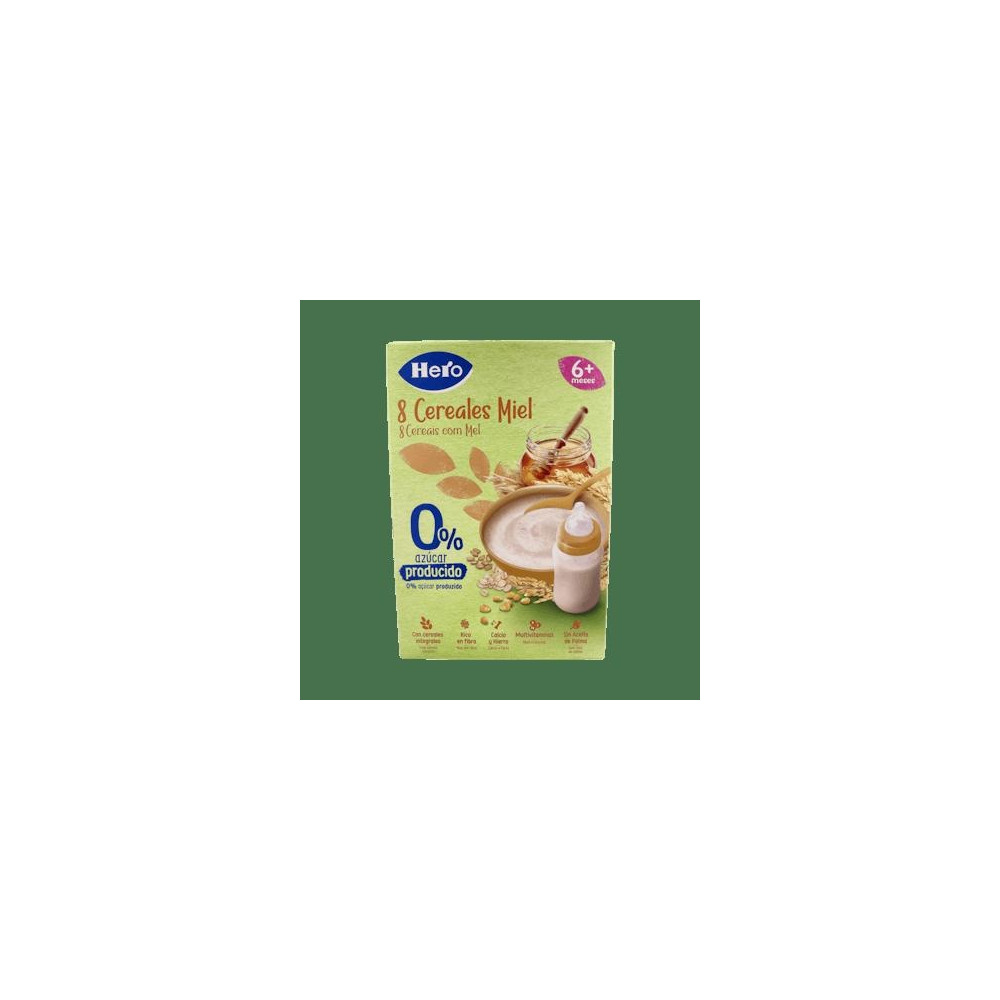 Hero Baby 8 Cereales Papilla De Miel 340G