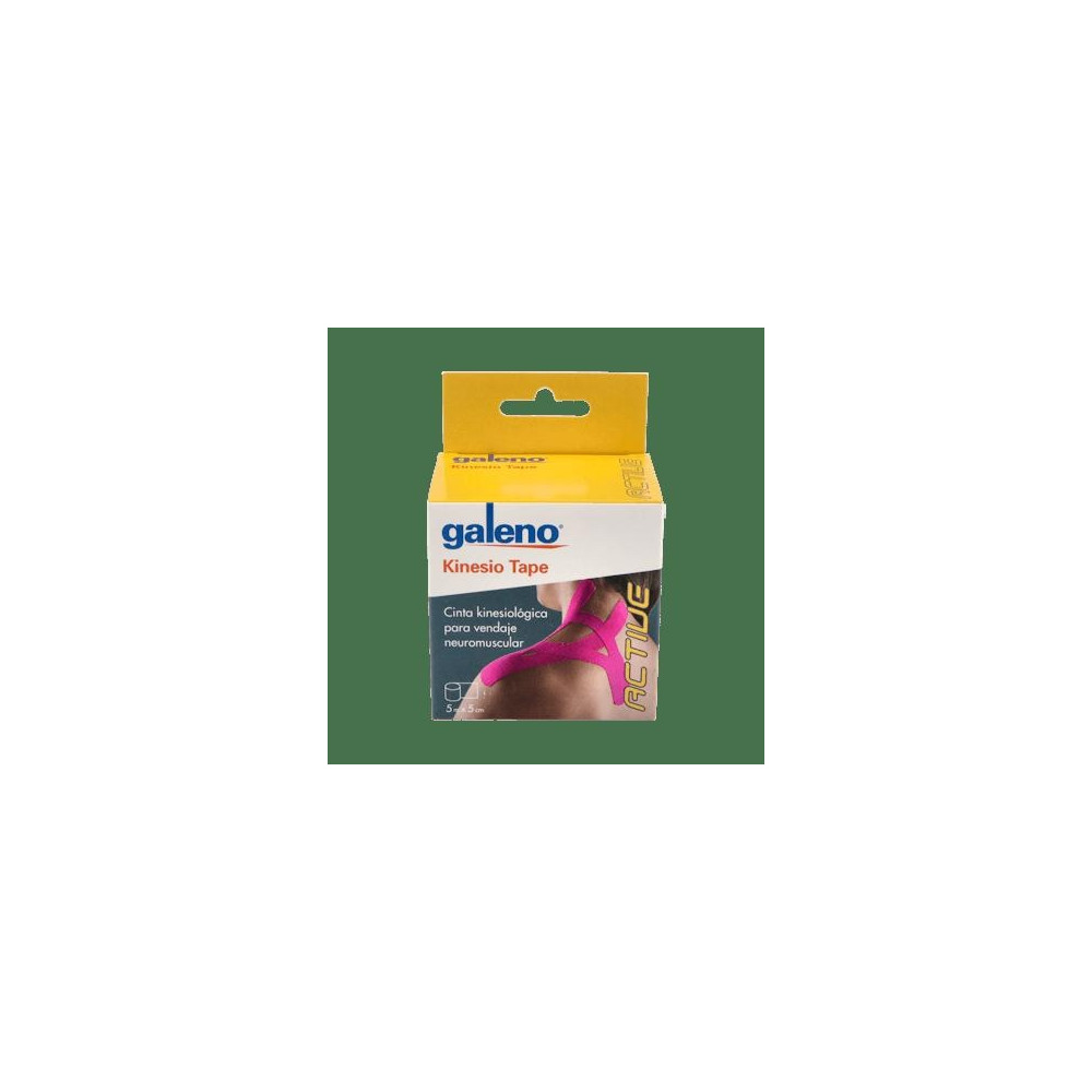 Galeno Kinesio Tape Color Rosa 5Mx5Cm