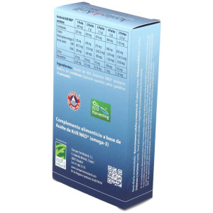 100% Natural Aceite De Krill Nko 40 Cápsulas De 500Mg