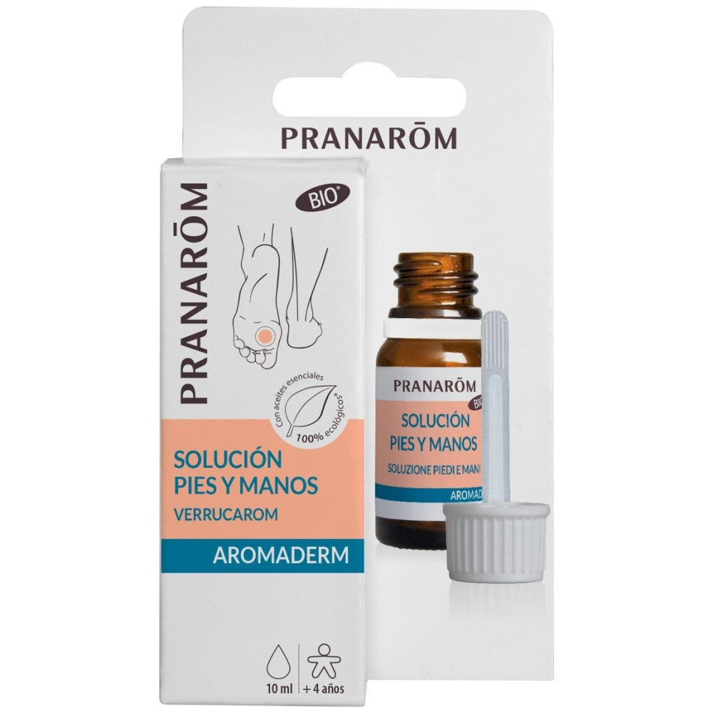 Pranarôm Aromaderm Solución Pies Y Manos Verrucarom Bio 10Ml