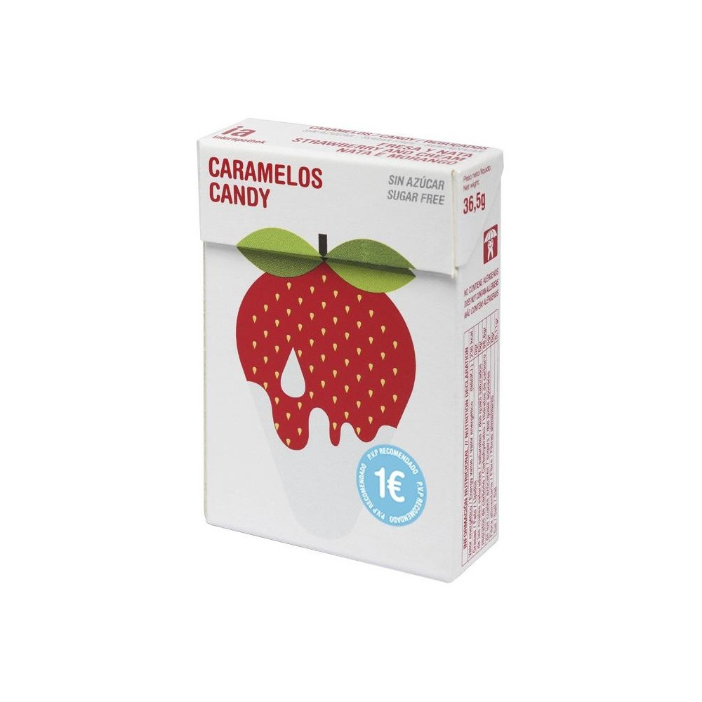 Interapothek Caramelos Nata Y Fresa Cajita