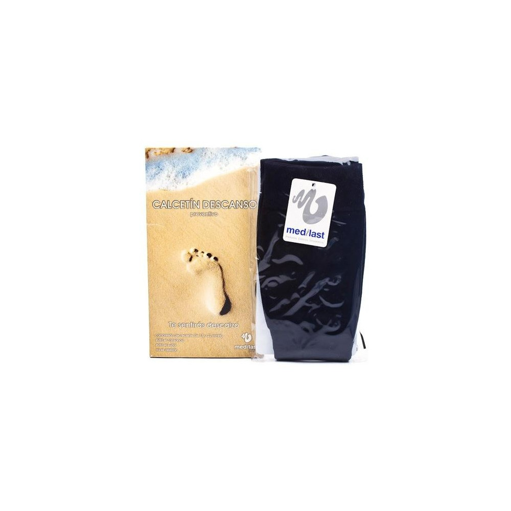 Medilast Calcetín Negro Compresión Normal T-Xl 1Par