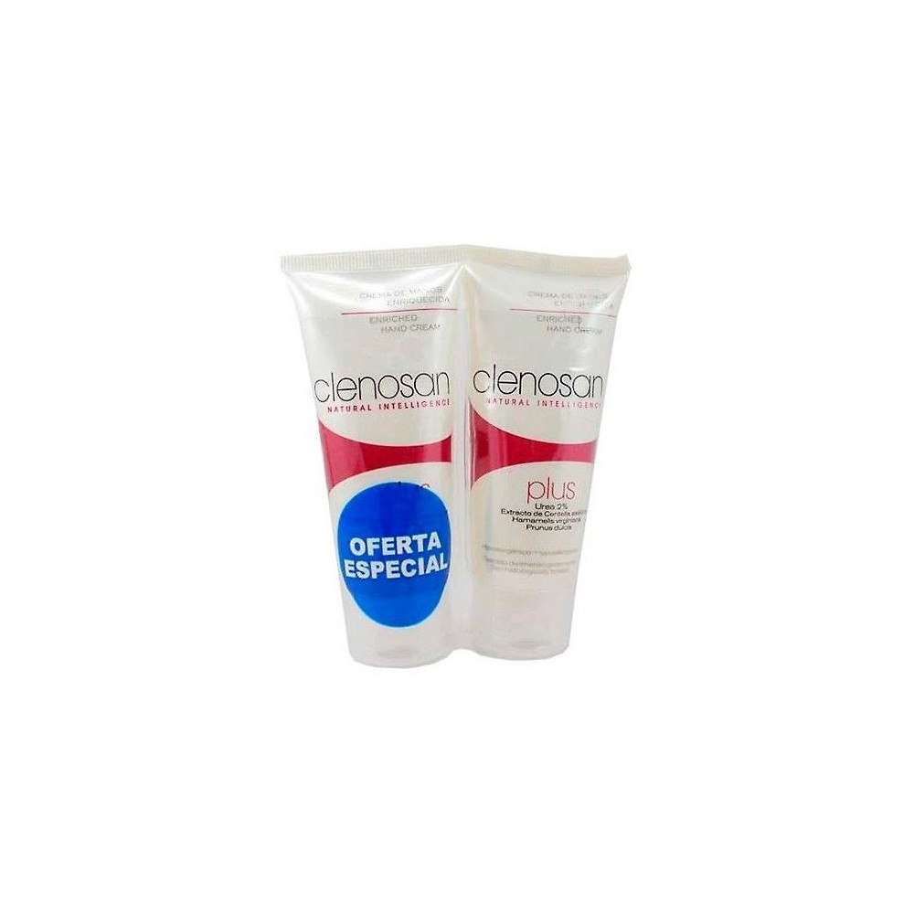Clenosan Duplo Crema Manos Enriquecida Plus 2X50Ml