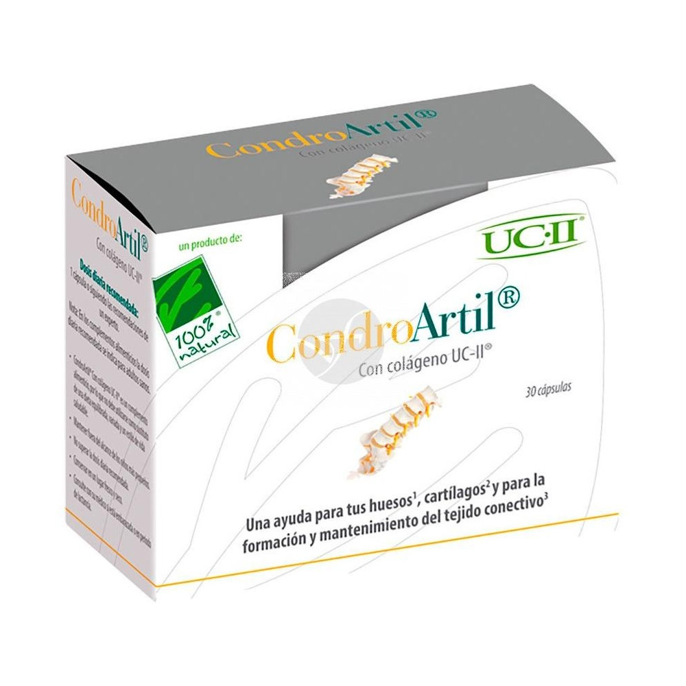 Cien Por Cien Natural Condroartil Con Colágeno 30 Cápsulas