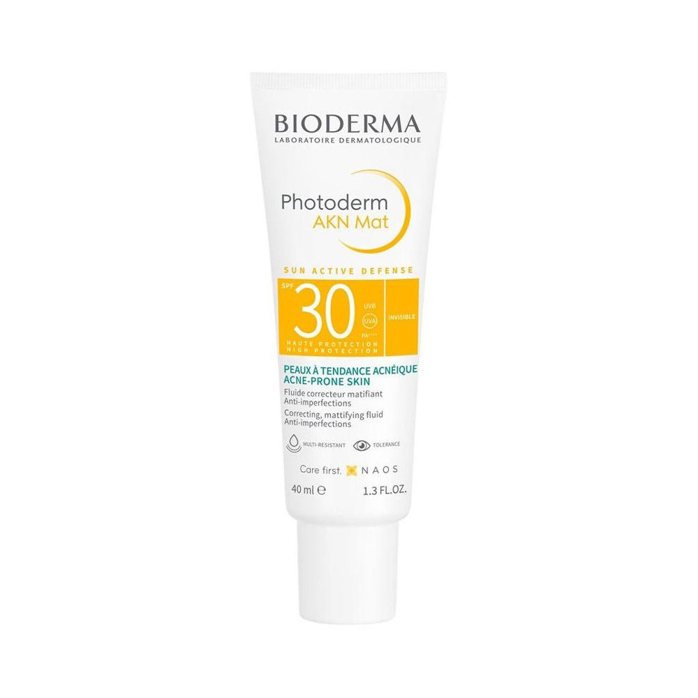 Photoderm Akn Mat Fluido Pieles Grasas Y Acnéicas Spf30, Protectores Solares Bioderma - Perfumes Club