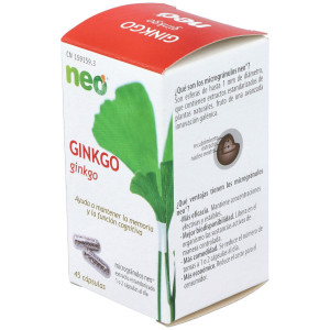 Ginkgo Microgranulos 45Caps Neovital