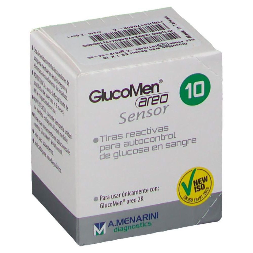 Glucomen Areo Sensor Glucosa 10 Tiras