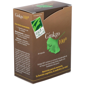 Ginkgo-100 60 Capsulas 100% Natural